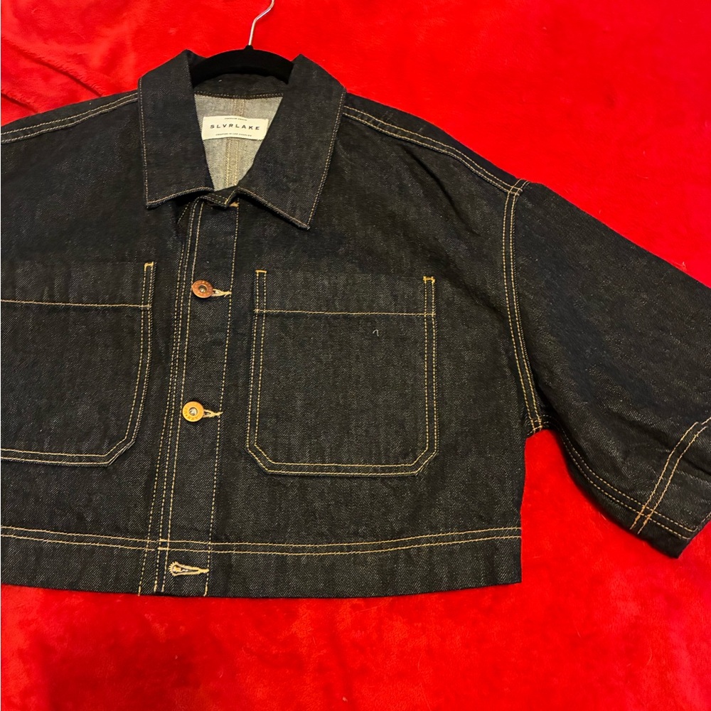 Slvrlake Denim Jacket with Short Sleeves NWOT